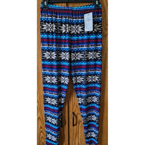 US Pants - Abby& Anna Super Soft Stretchy Colorful Blue Leggings Plus Size Tall New W/Tags